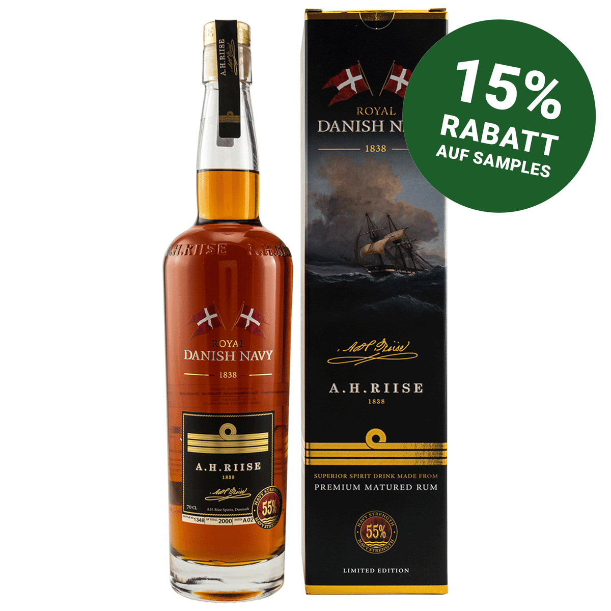 A.H. Riise Royal Danish Navy Strength