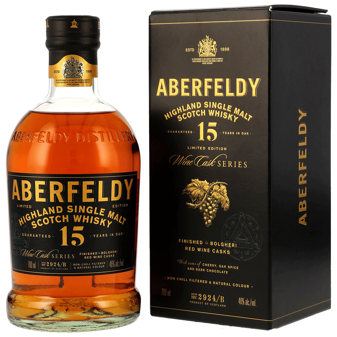 Aberfeldy 15 Jahre - Bolgheri Red Wine Casks Finish - Limited Edition