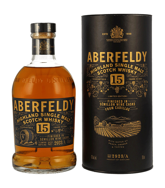 Aberfeldy 15 Jahre - Cadillac Red Wine Cask