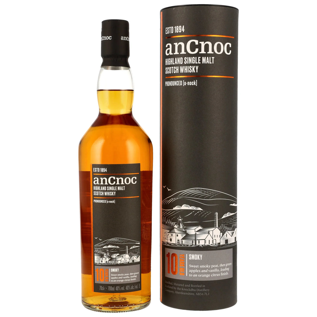 An Cnoc 10 Jahre Smoky - Bourbon Casks