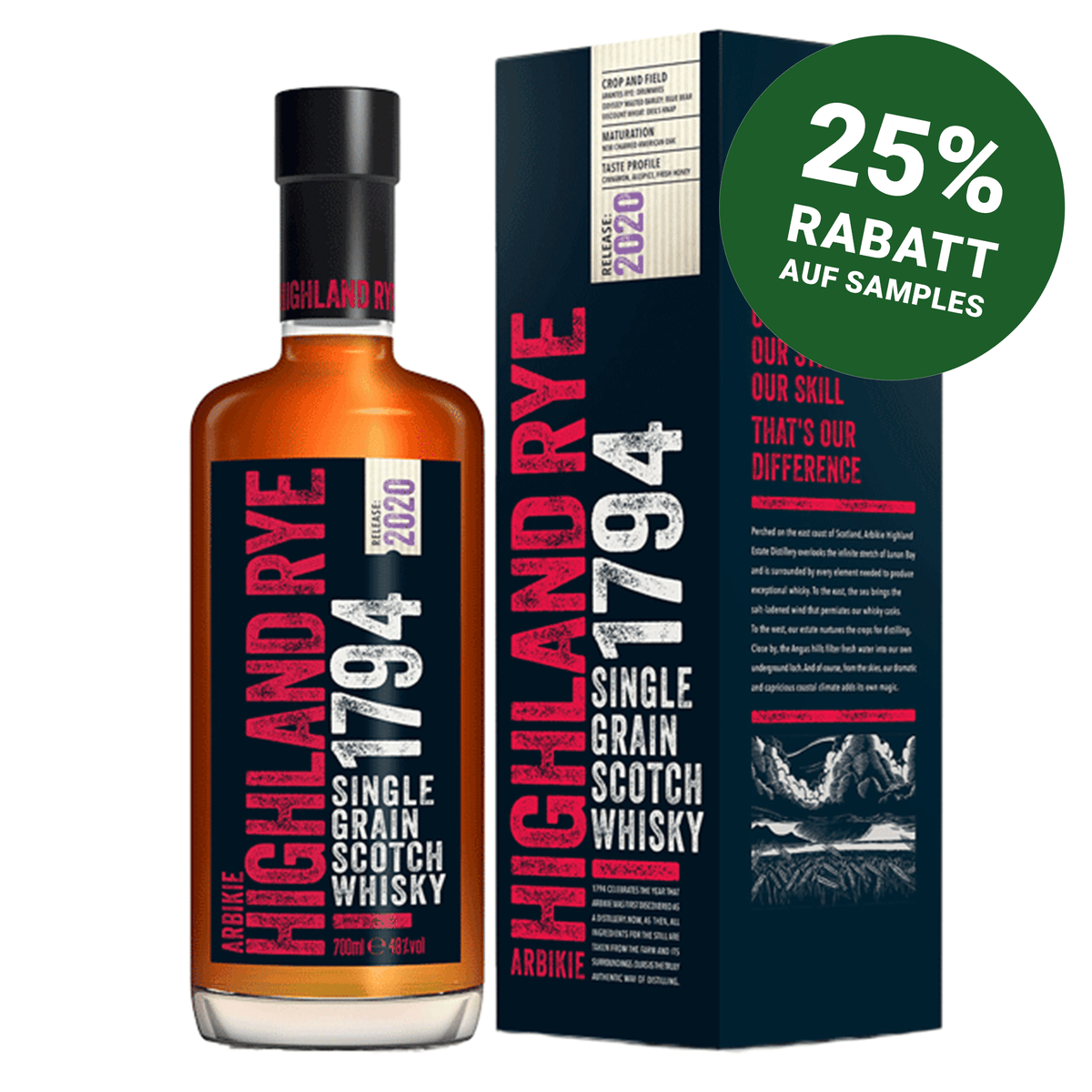 Arbikie Highland Rye 1794 - 2020 Release