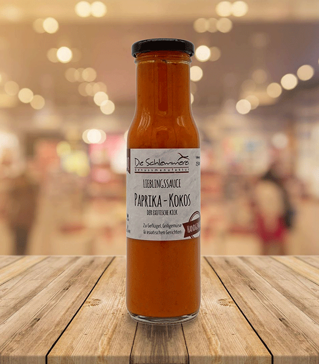 BBQ- Lieblingssauce Paprika & Kokos - 250 ml