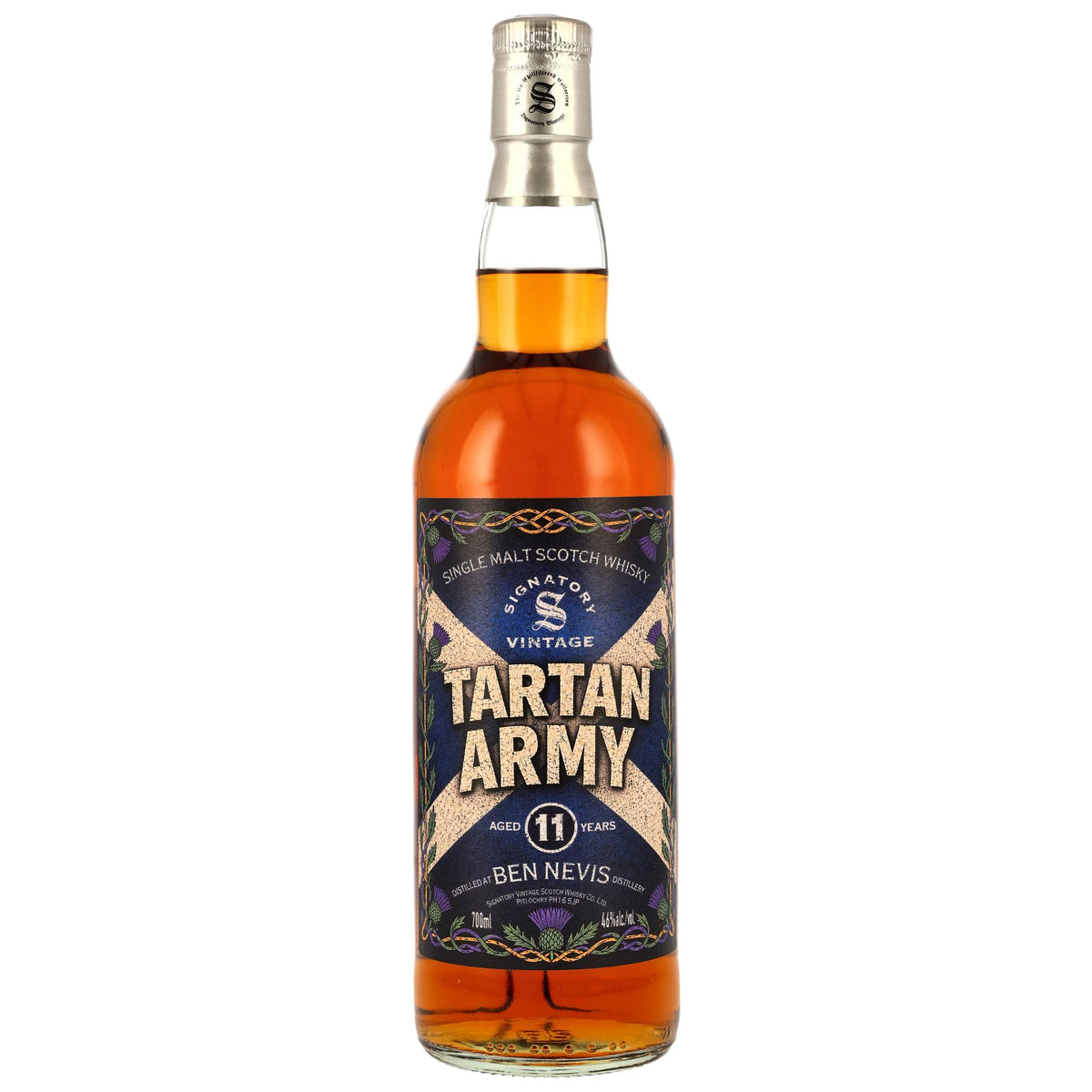 Ben Nevis 11 Jahre - Sherry Casks - Tartan Army - Signatory Vintage