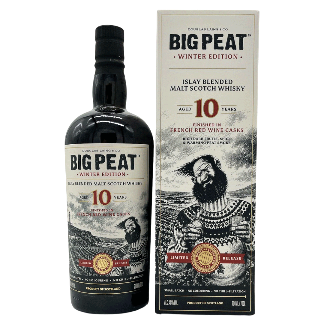 Big Peat 10 Jahre - Winter Edition 2026 - French Red Wine Cask Finished