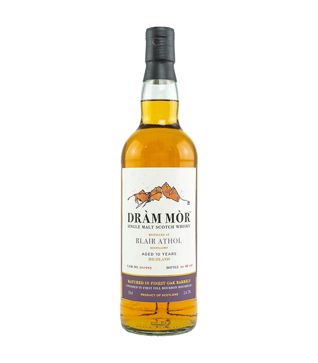 Blair Athol 10 Jahre - 1st Fill Bourbon Cask - Fassnummer 300943 - Dram Mor