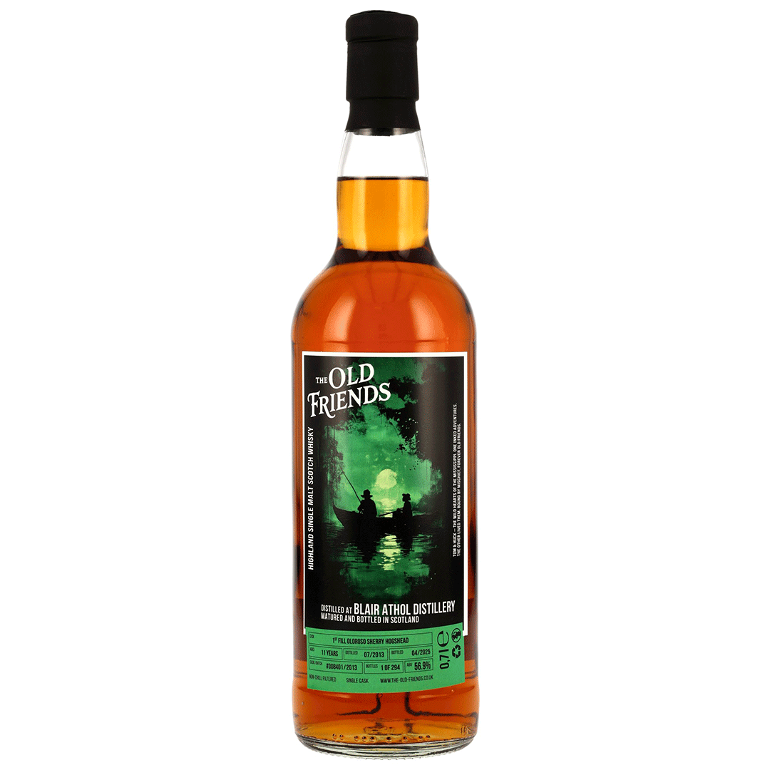 Blair Athol 2013/2025 - 11 Jahre - 1st Fill Oloroso Sherry Hogshead - Fassnummer 308401 - The Old Friends