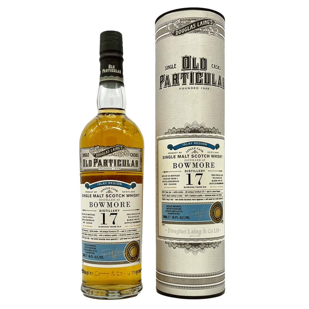 Bowmore 1996/2013 - Refill Hogshead - Fassnummer: DL 10125 - Old Particular - Douglas Laing