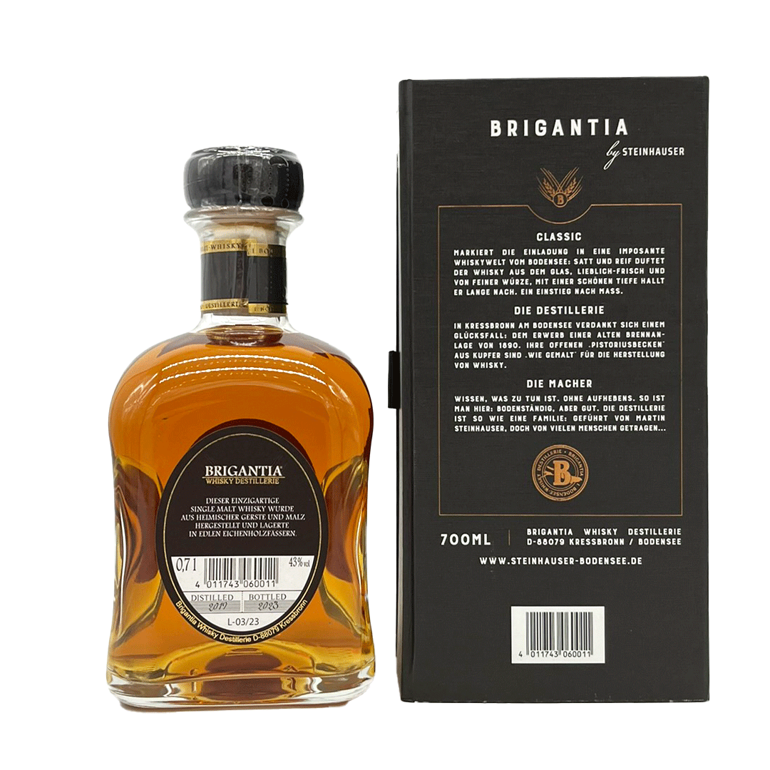 Brigantia Classic Single Malt Steinhauser Whisky