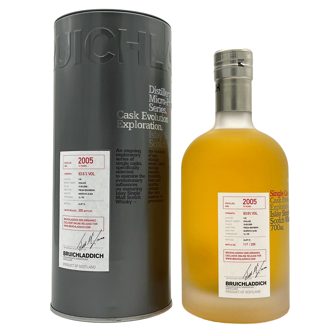 Bruichladdich 2005/2015 - Fresh Bourbon - Fassnummer 149 - Micro-Provenance Series