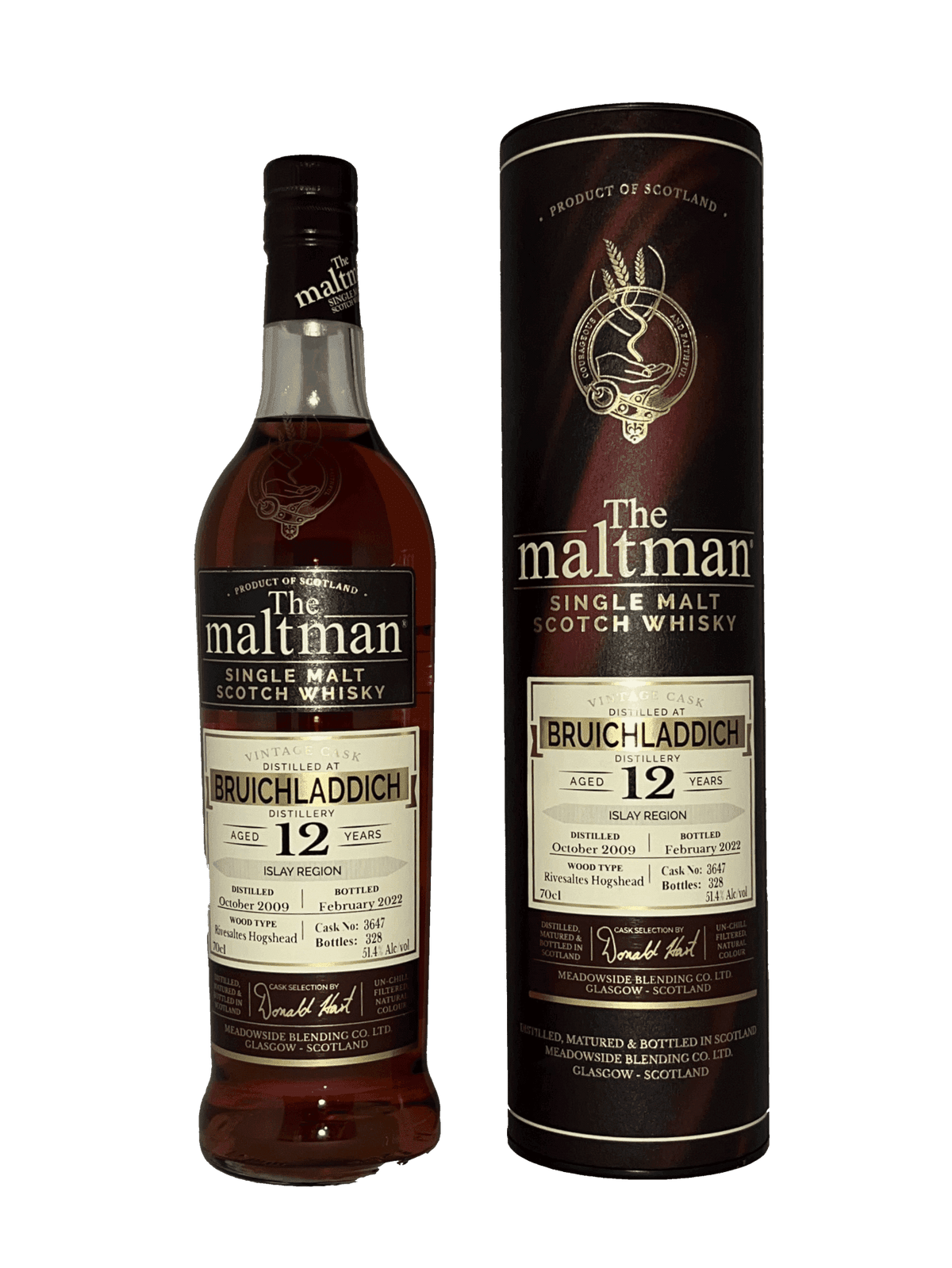 Bruichladdich 2009/2022 - 12 Jahre - Rivesaltes Cask - The Maltman