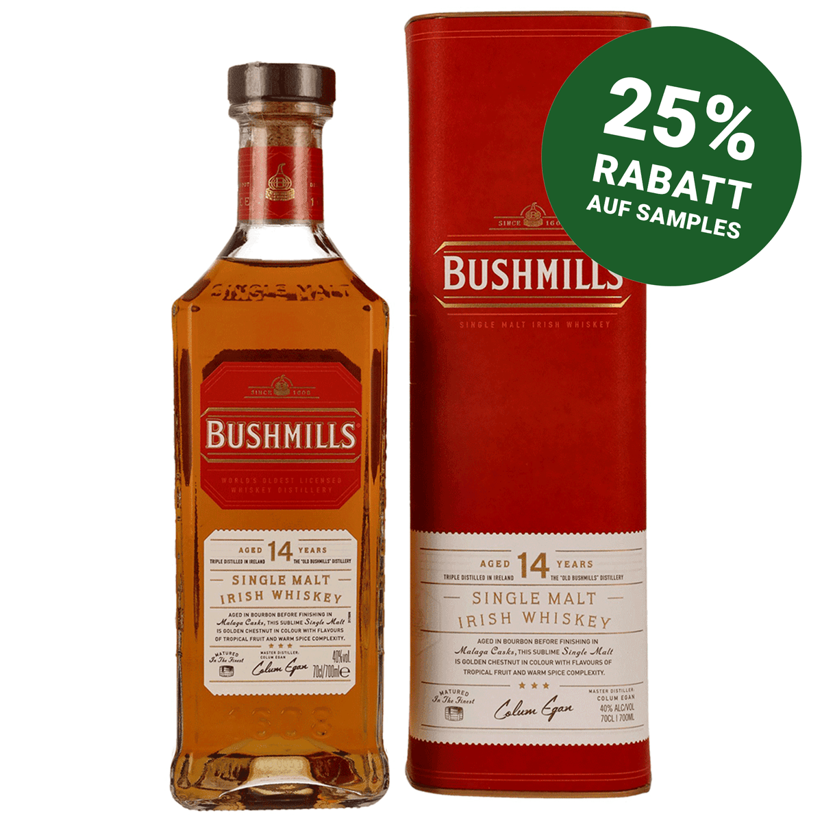 Bushmills 14 Jahre - Malaga Cask Finish