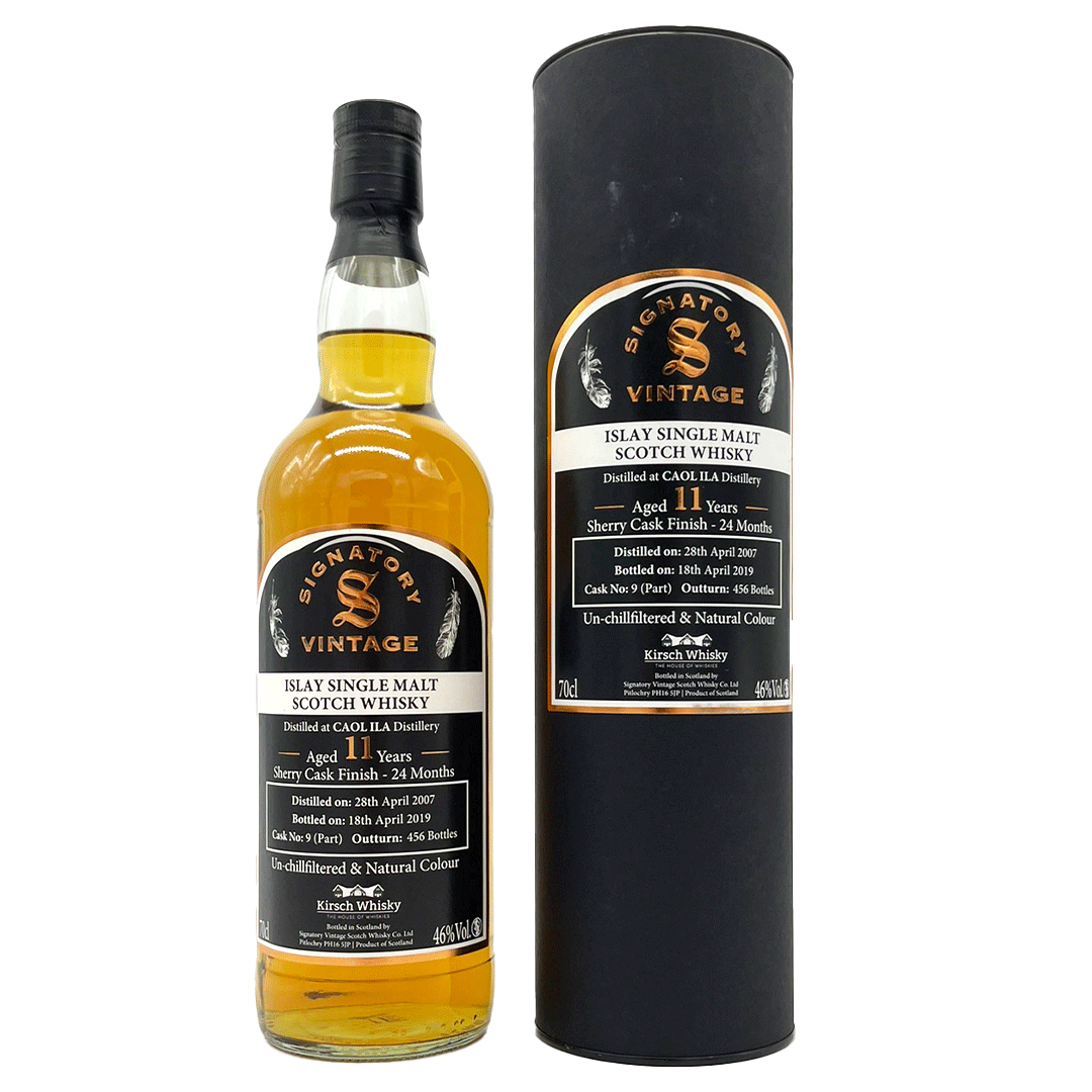 Caol Ila 2007/2019 - Sherry Cask Finish - Fassnummer 9 (part) - Signatory Vintage