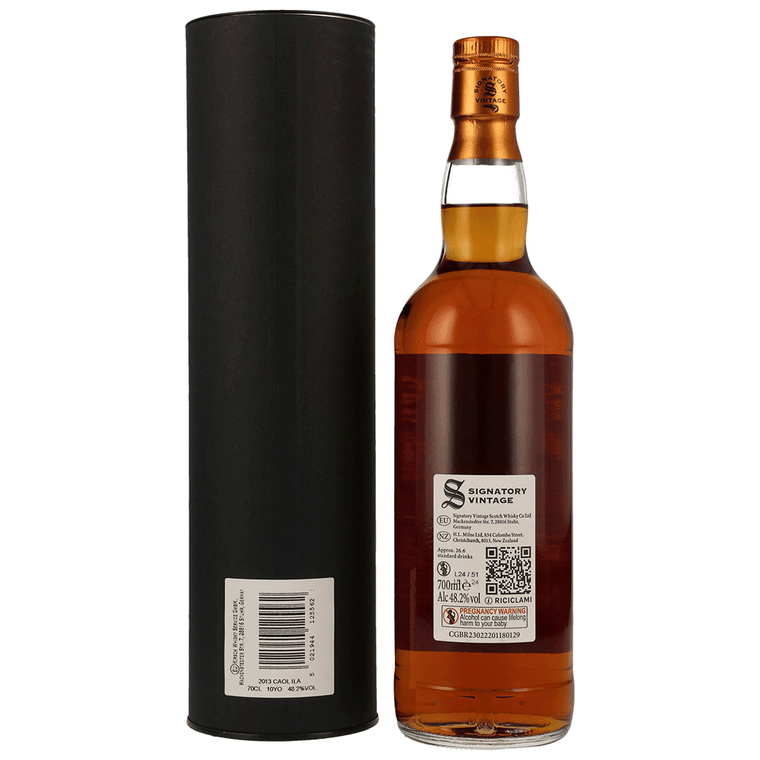 Caol Ila Vintage 2013 - 10 Jahre - Oloroso Sherry and Bourbon Casks - Small Batch Edition #12 - Signatory Vintage