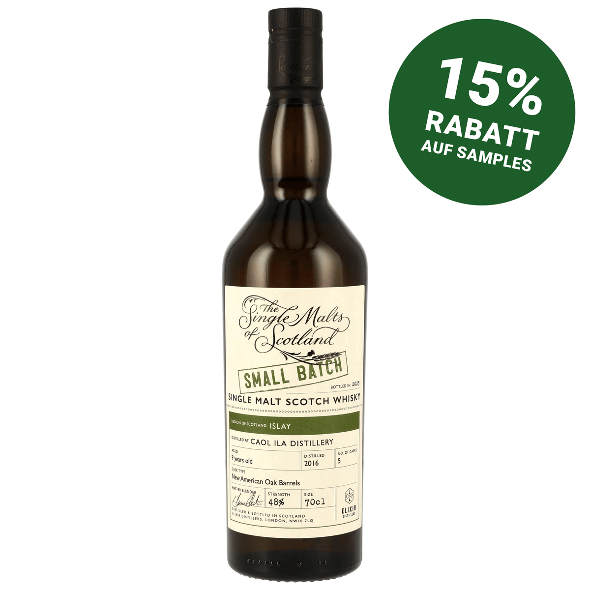 Caol Ila 2016/2025 - 9 Jahre - New American Oak Barrels - Small Batch - The Single Malts of Scotland