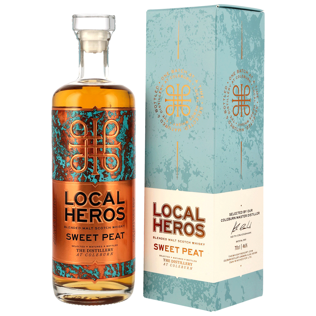 Coleburn Local Heros Sweet Peat - Blended Malt Scotch Whisky