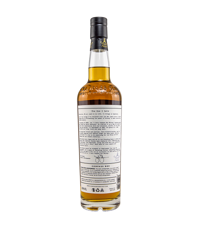 Compass Box - The One I Love - Blended Malt