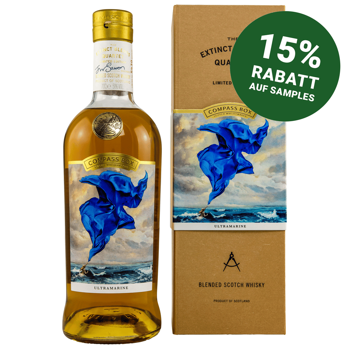 Compass Box Ultramarine - The Extinct Blends Quartet