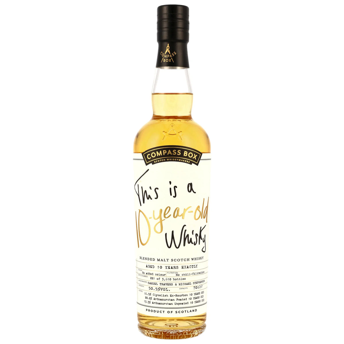 Compass Box - This is a 10-Year-Old Whisky - Blended Malt Scotch Whisky