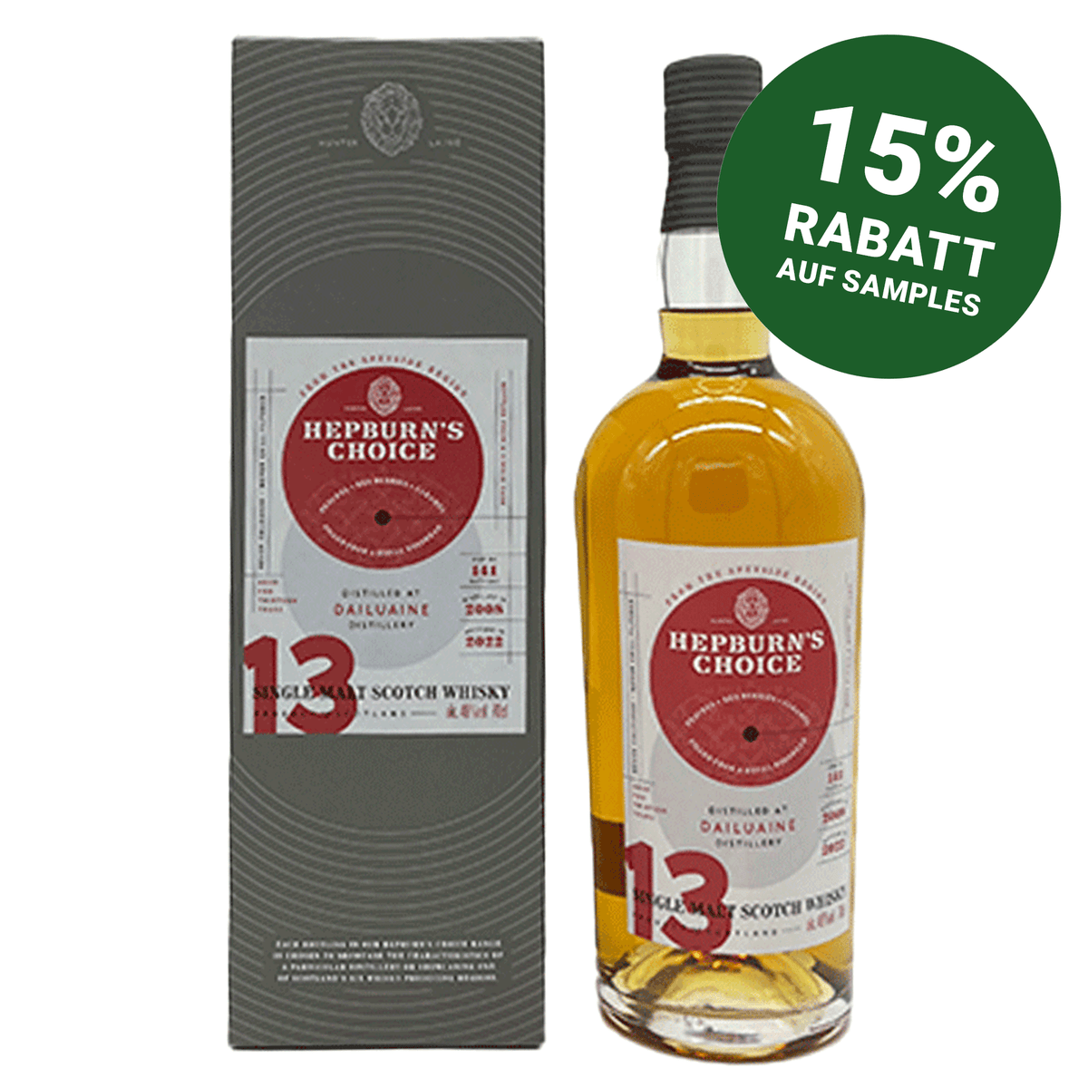 Dailuaine 2008/2022 - Refill Butt - Hepburn`s Choice