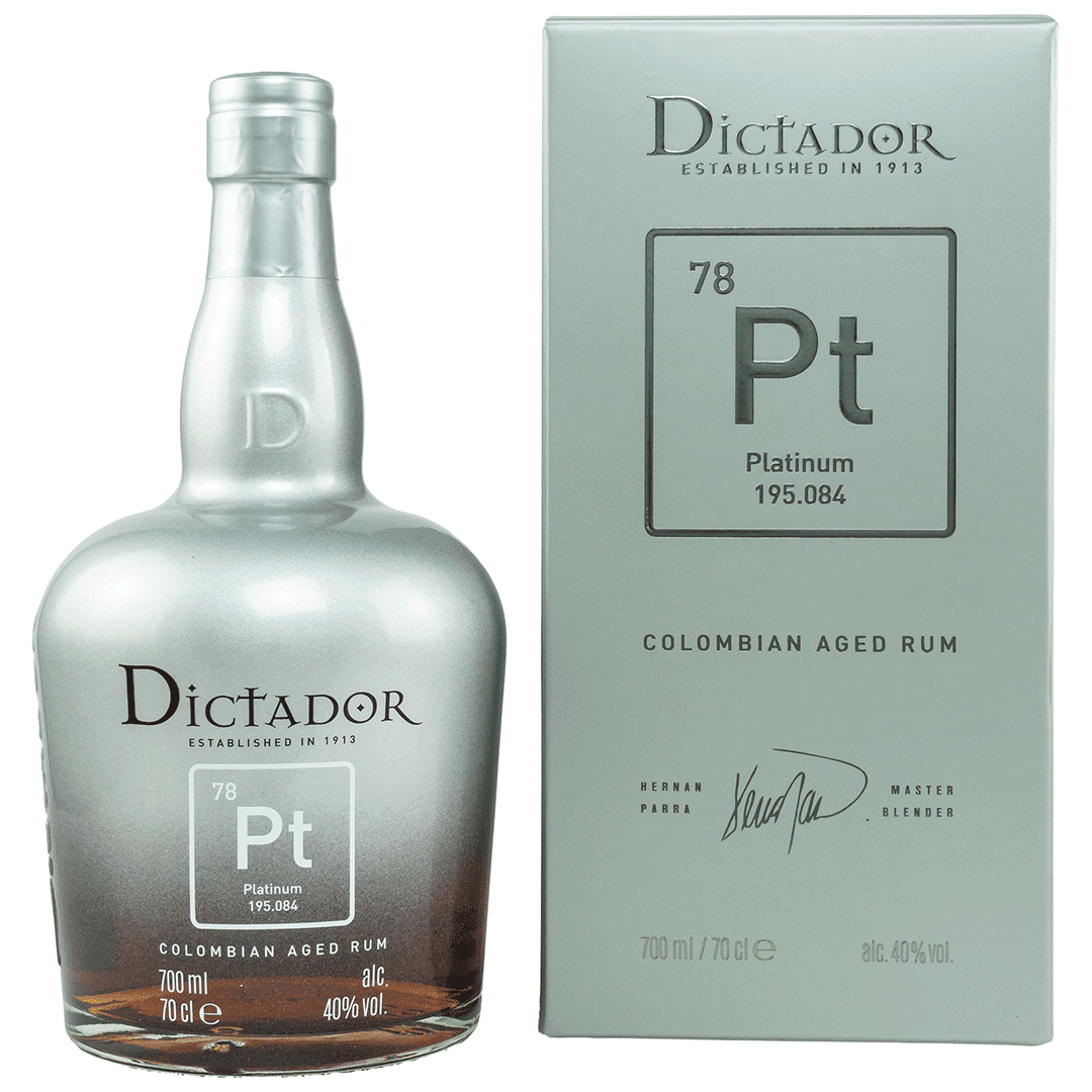 Dictador XO PLATINUM - Colombian Aged Rum