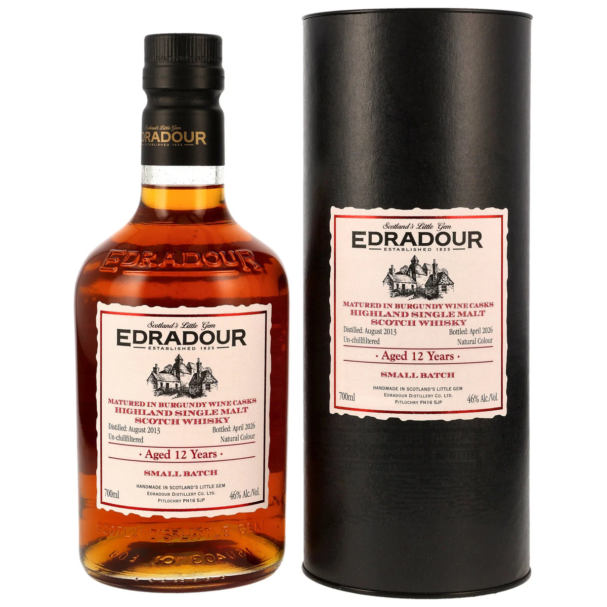 Edradour 2013/2026 - 12 Jahre - 1st Fill Burgundy Wine Casks - Small Batch