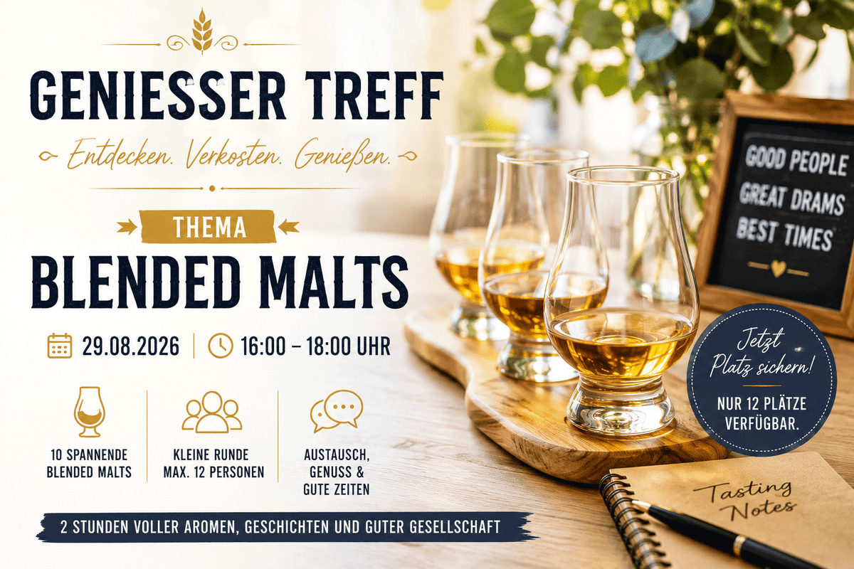 Geniesser Treff - Thema Blended Malts am 29.08.2026