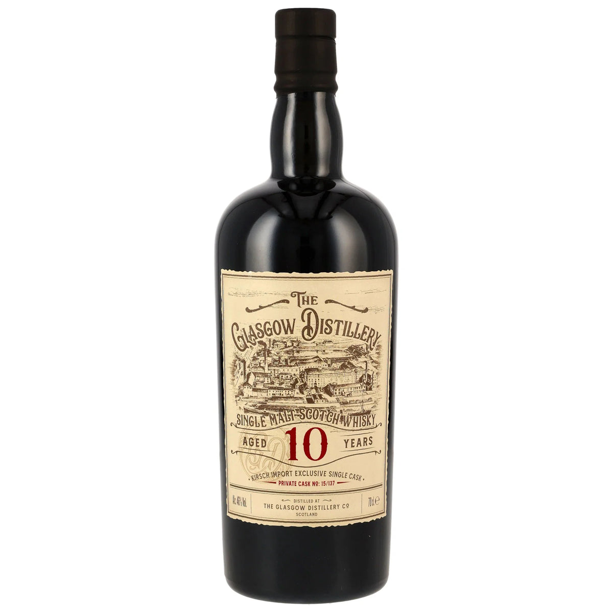 1770 Glasgow 2015/2026 - 10 Jahre - Oloroso Sherry Butt - Fassnummer 15/137 - Kirsch Import Exclusive Single Cask