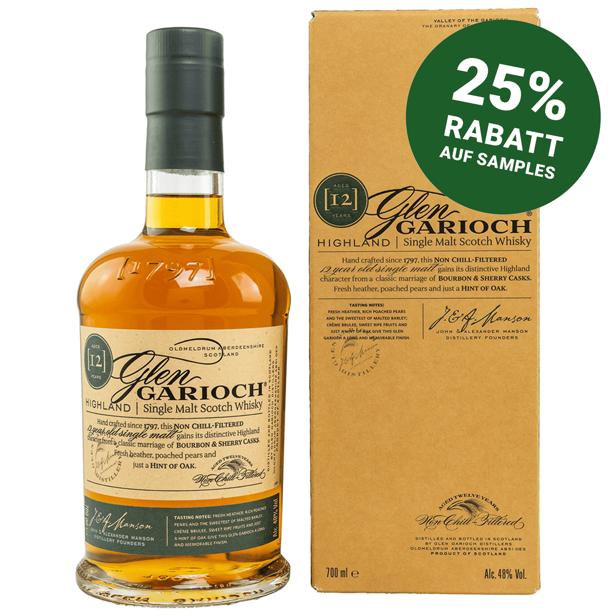 Glen Garioch 12 Jahre - Highland Single Malt Scotch Whisky