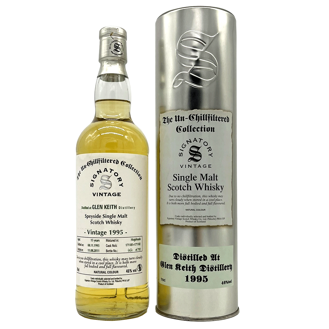 Glen Keith 1995/2011 - Fassnummer 171181 + 171182 - The Un-Chillfiltered Collection - Signatory Vintage