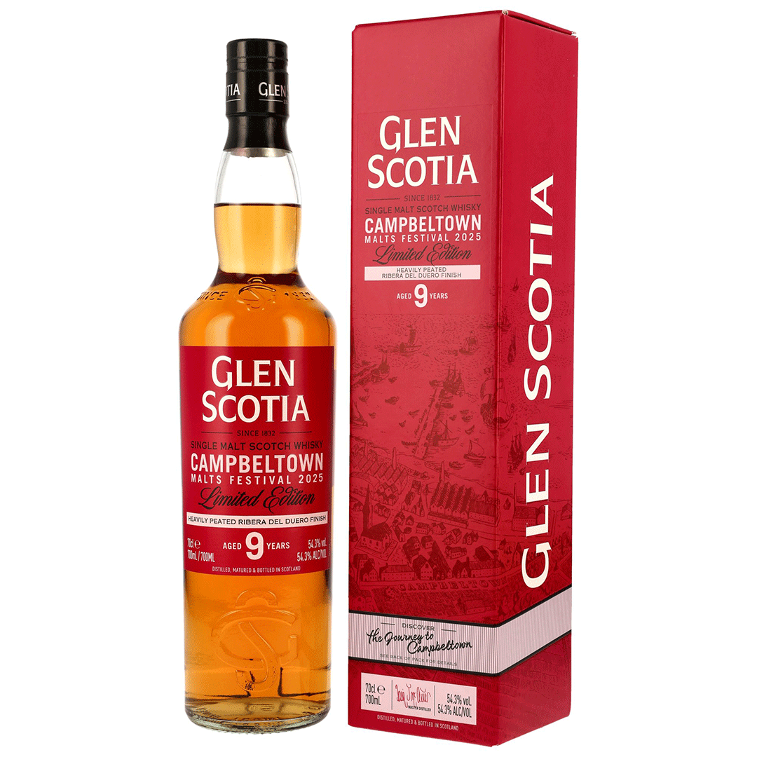 Glen Scotia 9 Jahre - Heavily Peated Ribera Del Duero Finish