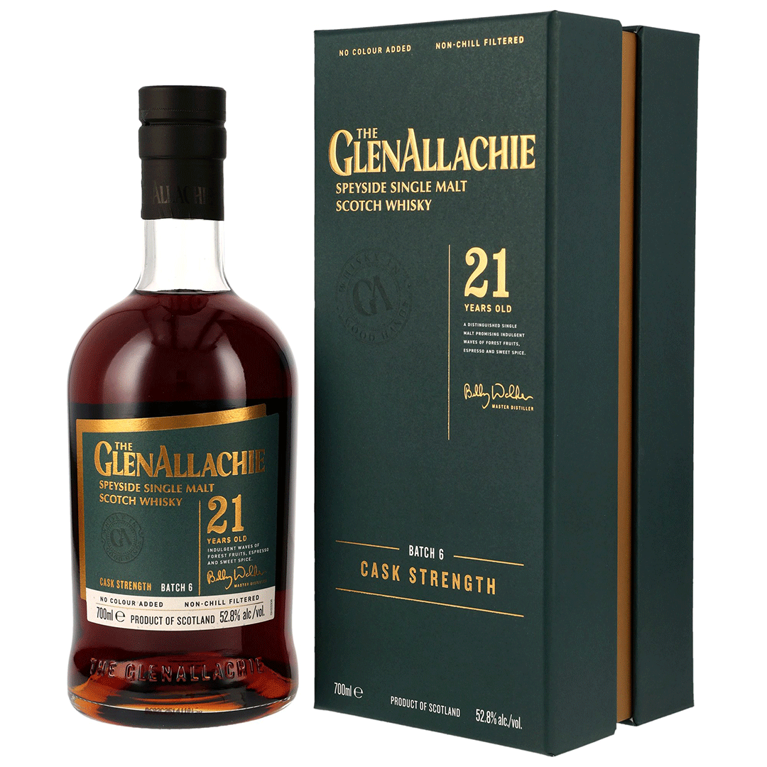GlenAllachie 21 Jahre - Batch 6 - PX & Oloroso Sherry Casks