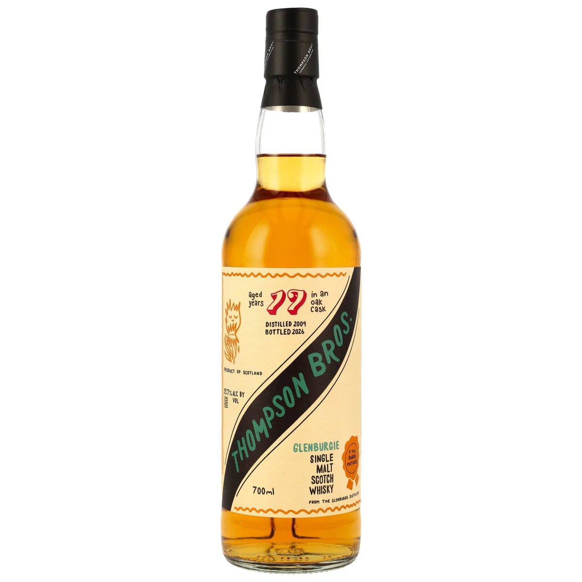 Glenburgie 2009/2026 - 17 Jahre - Single Malt Scotch Whisky - Thompson Bros.