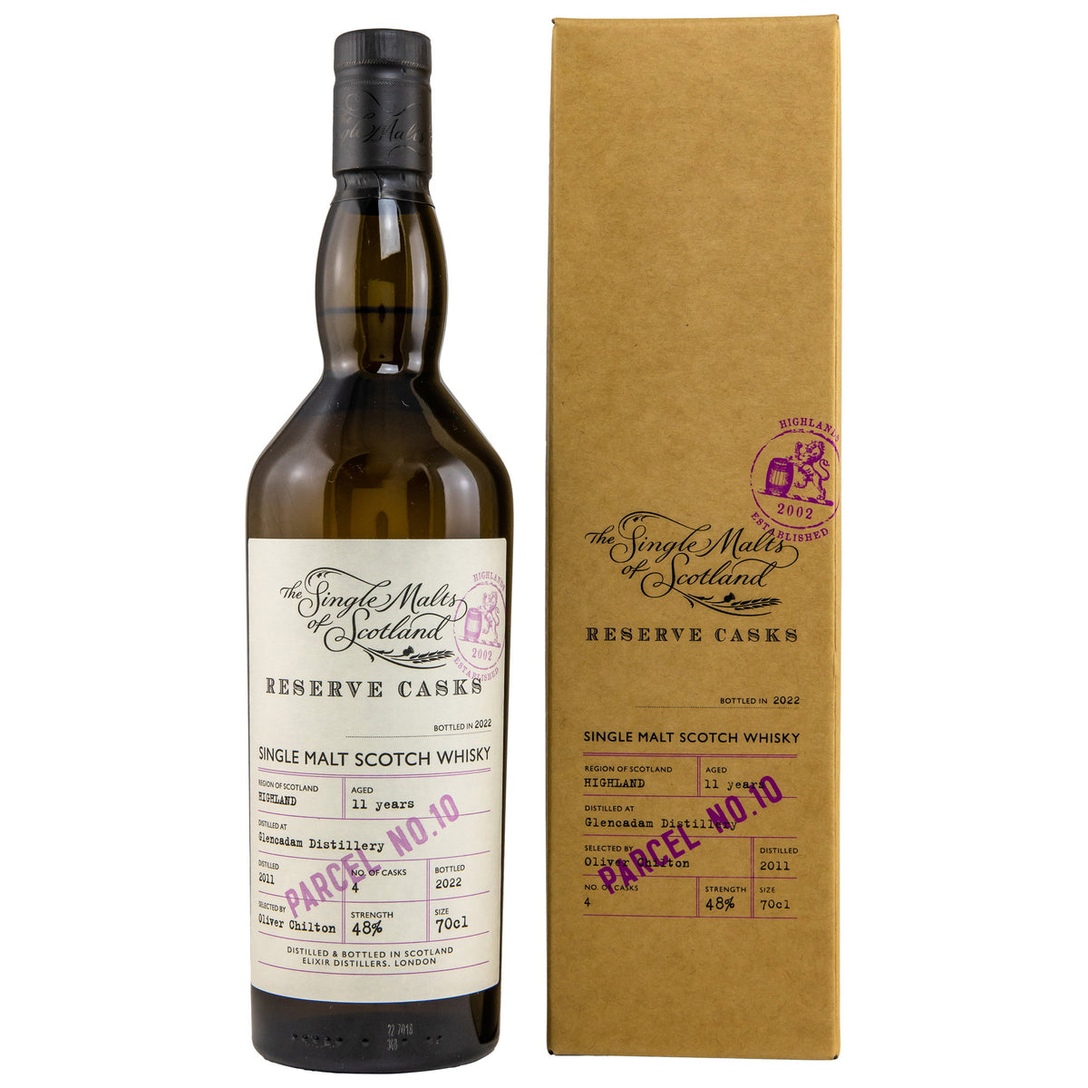 Glencadam 2011/2022 - 11 Jahre - Reserve Cask Parcel 10 - The Single Malts of Scotland
