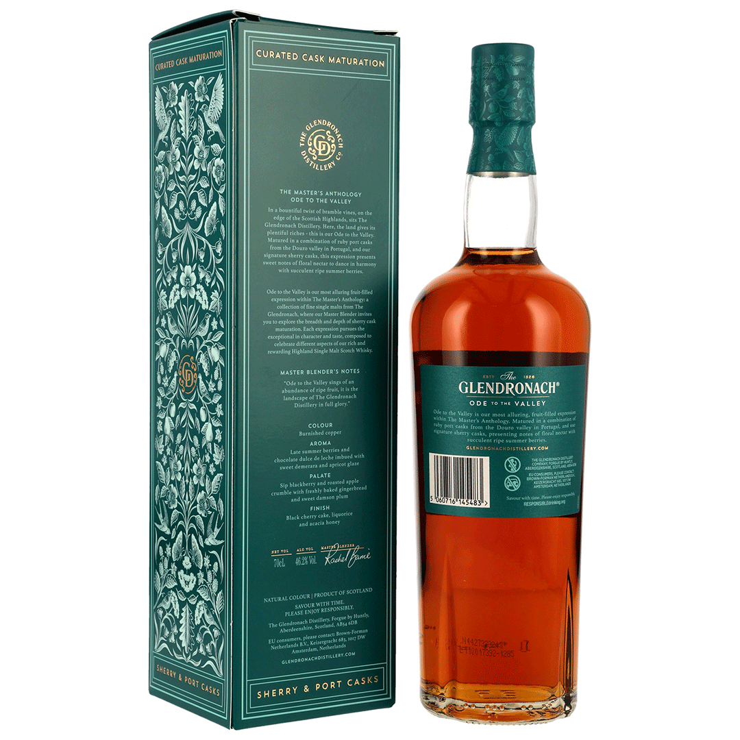 Glendronach Ode to the Valley - Sherry & Port Casks
