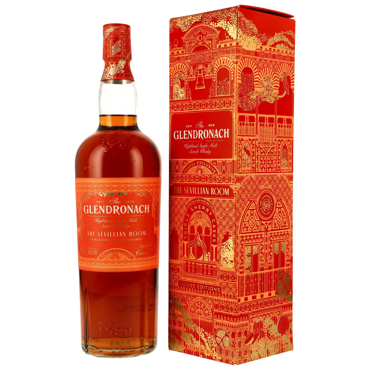Glendronach The Sevillian Room - Triple Sherry Cask Matured - House Edition