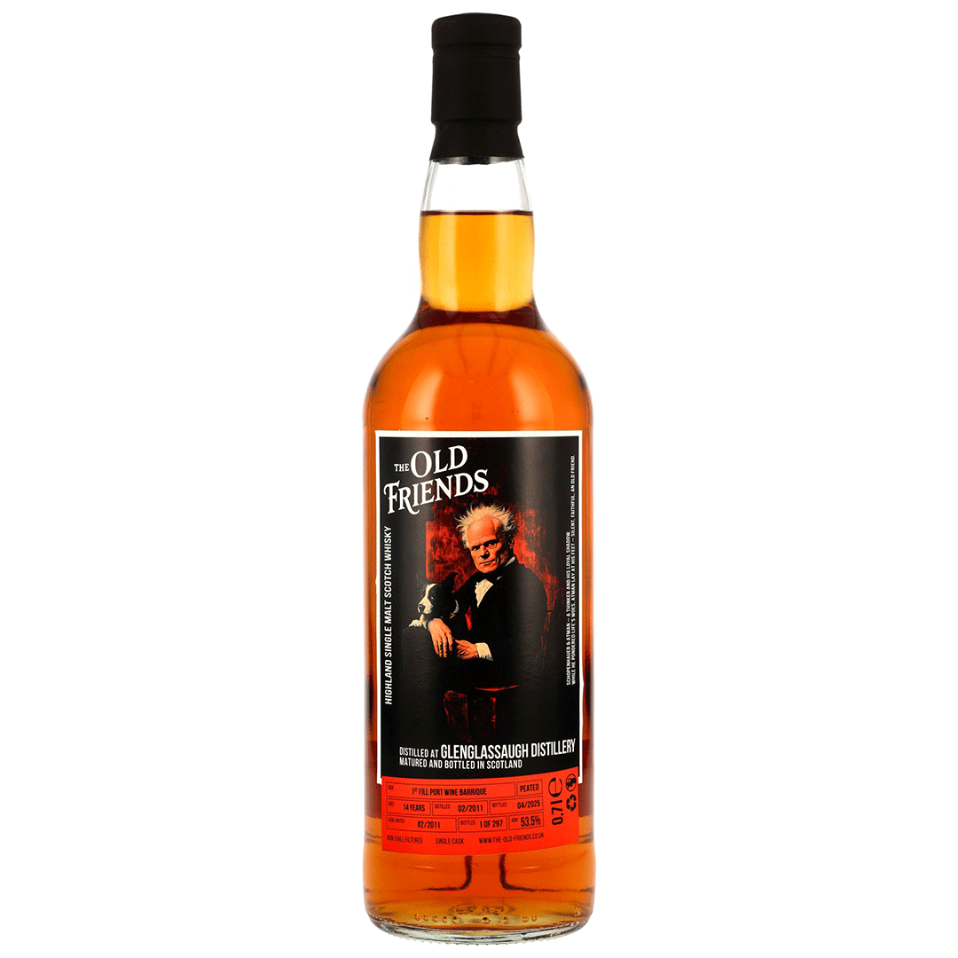 Glenglassaugh (Peated) 2011/2025 - 14 Jahre - 1st Fill Port Wine Barrique - Fassnummer 2 - The Old Friends