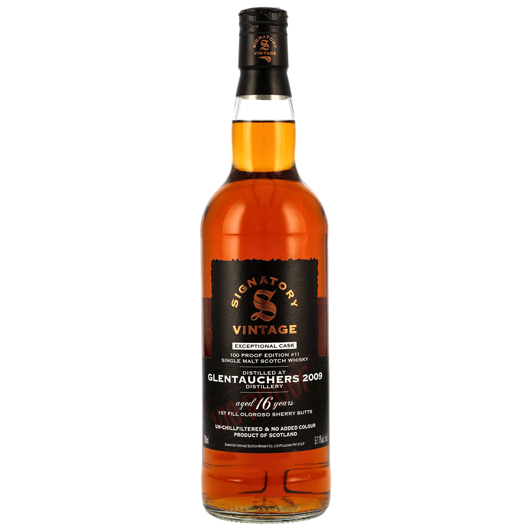 Glentauchers 2009/2025 - 16 Jahre - 1st Fill Oloroso Casks - Signatory 100 PROOF Exceptional Cask Edition #11