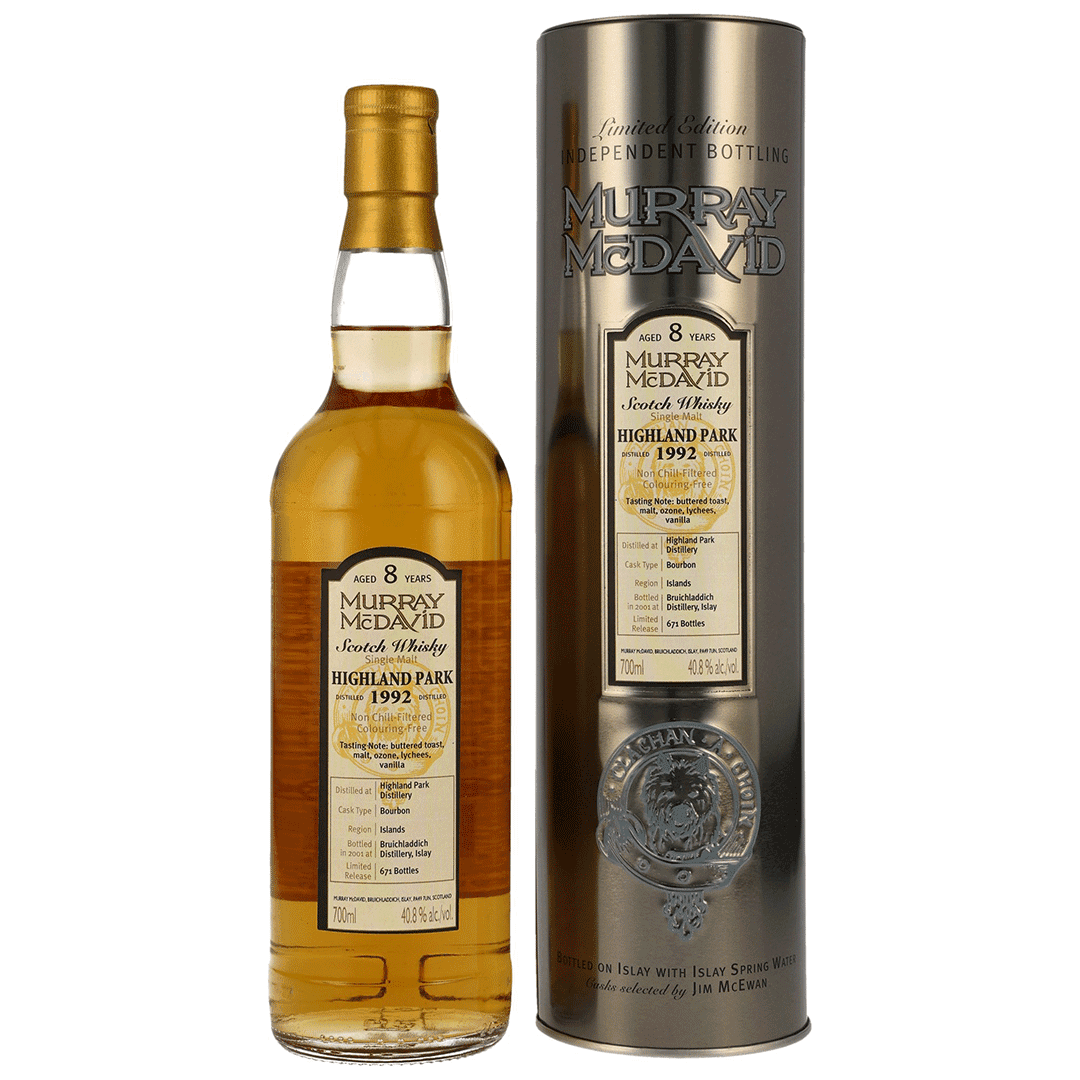 Highland Park 1992/2000 - 8 Jahre - Bourbon Cask - Murray McDavid