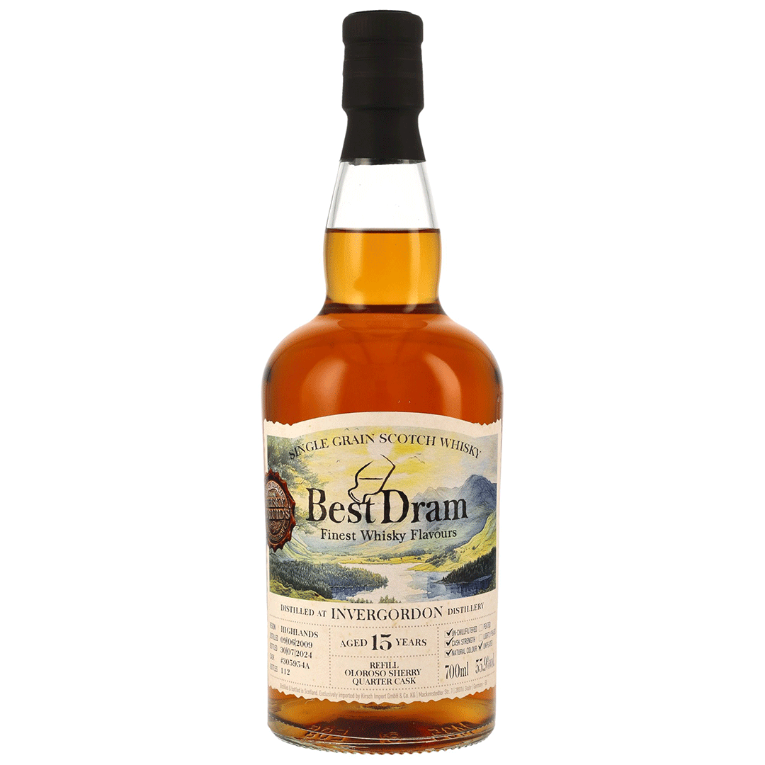 Invergordon 2009/2024 - 15 Jahre - Refill Oloroso Quarter Cask - Fassnummer 305945A - Best Dram