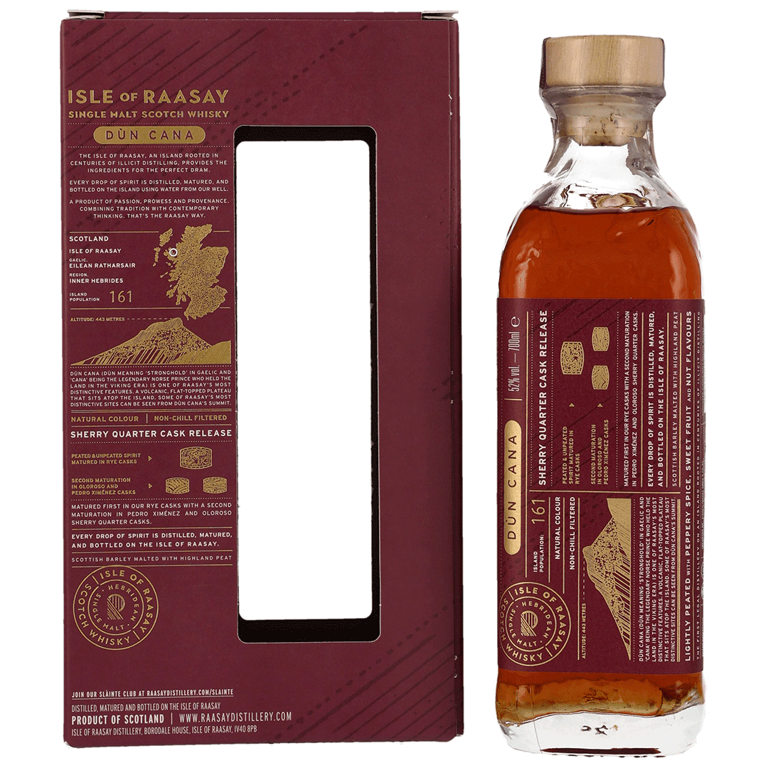 Isle of Raasay Single Malt Whisky - Dun Cana Sherry Quarter Cask