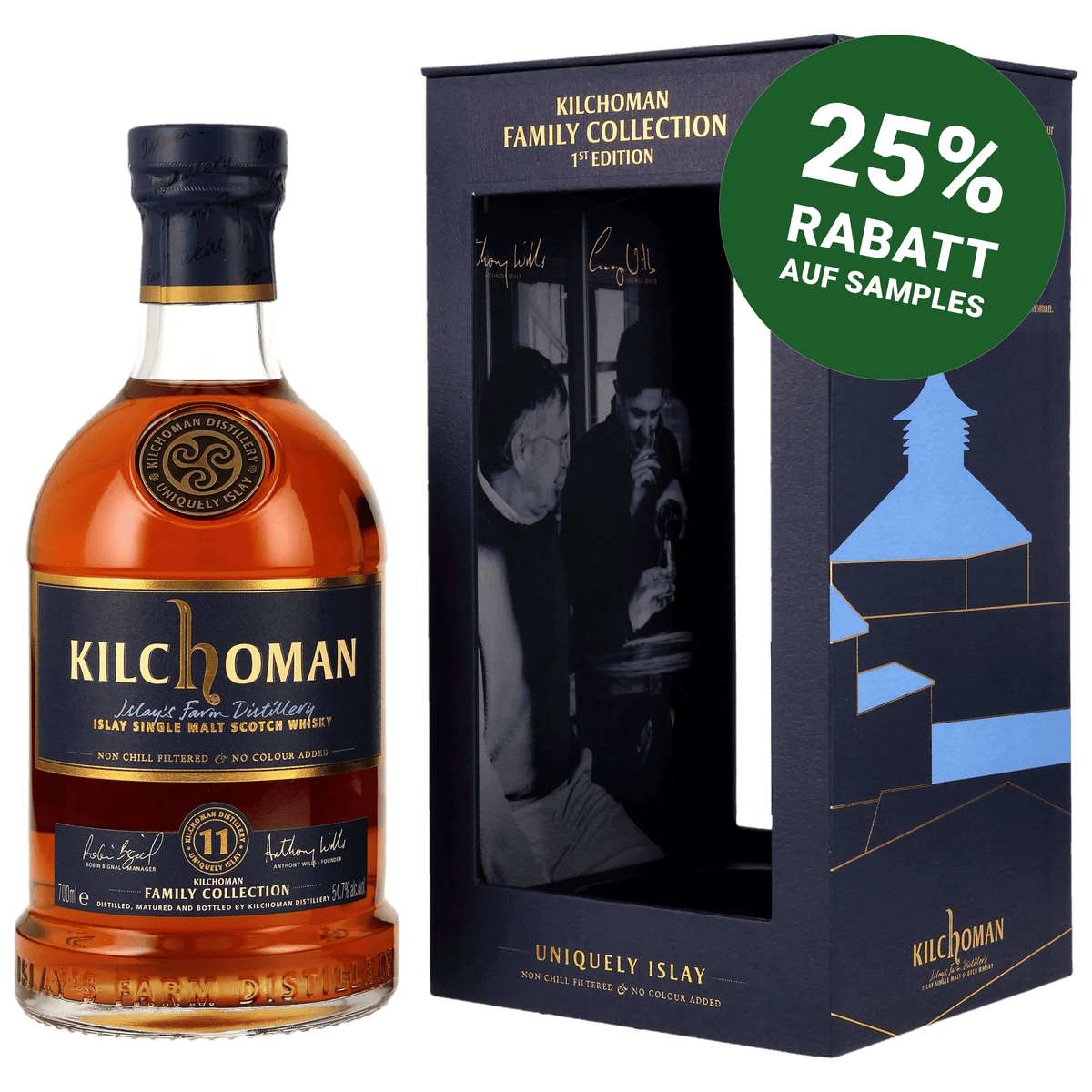 Kilchoman 11 Jahre - Family Collection - Sherry Cask - 50 ppm - Heavily Peated