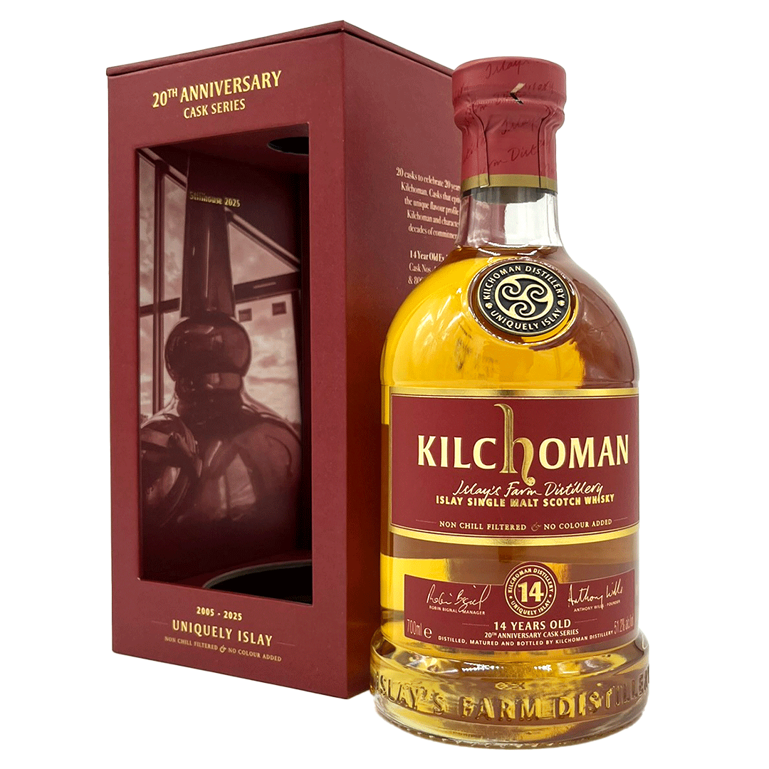 Kilchoman 14 Jahre - Ex-Bourbon - Fassnummer 403+422+498+750+800 - 20th Anniversary Cask Series