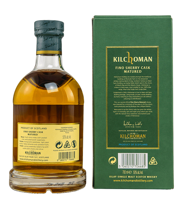 Kilchoman Fino Sherry Cask Matured 2023 Limited Edition