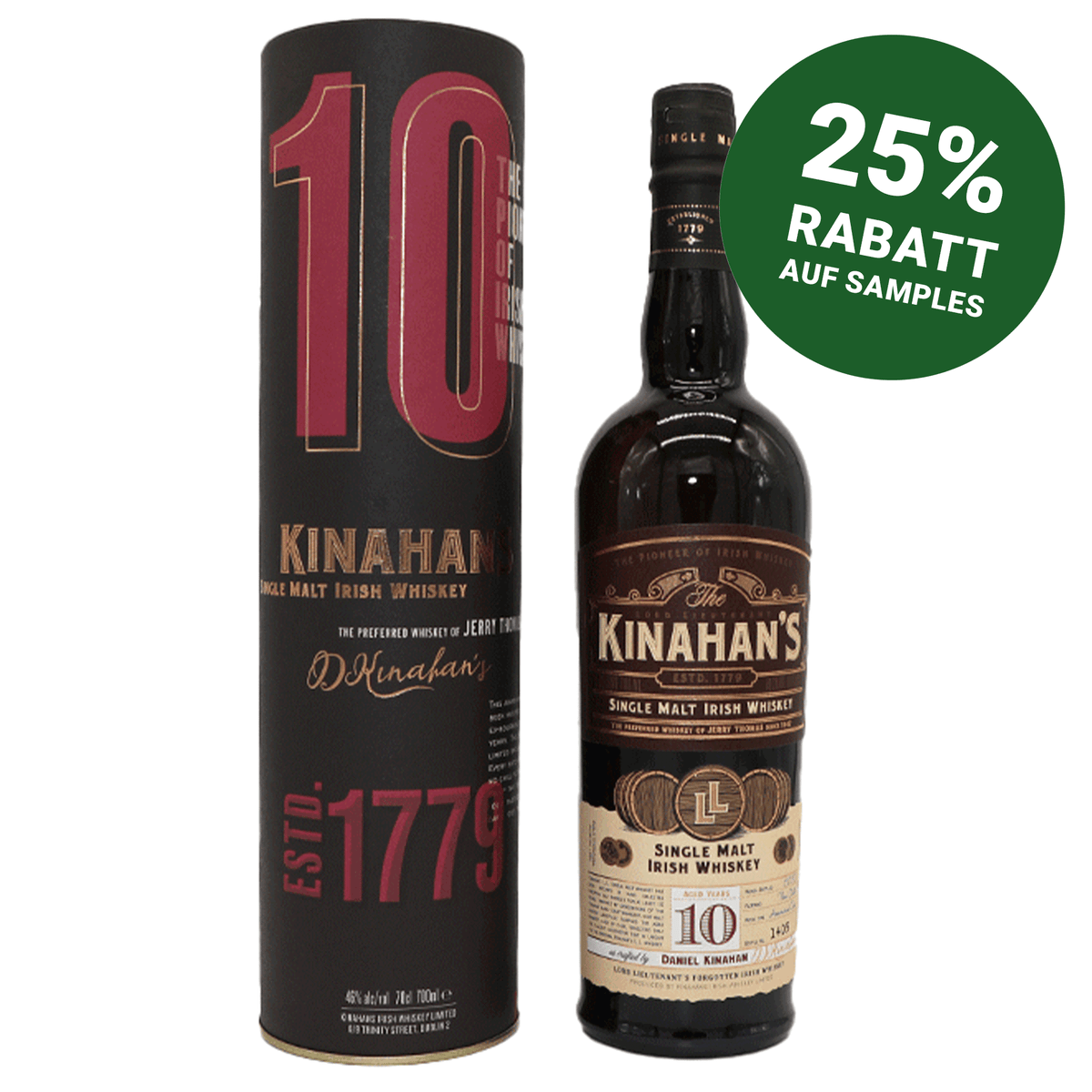 Kinahan's 10 Jahre - Irish Single Malt Whiskey