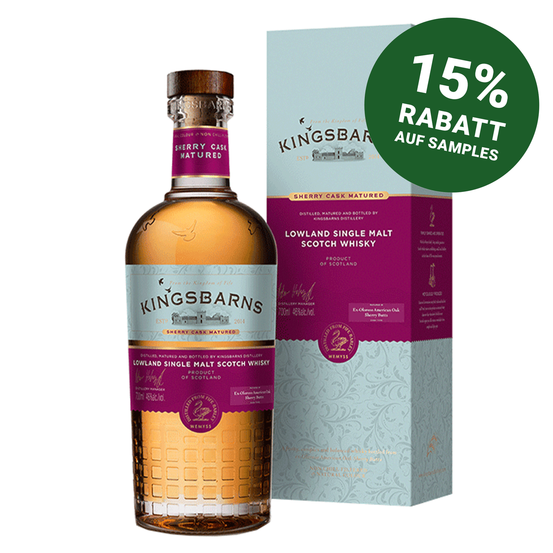 Kingsbarns Balcomie - Lowland Single Malt Scotch Whisky