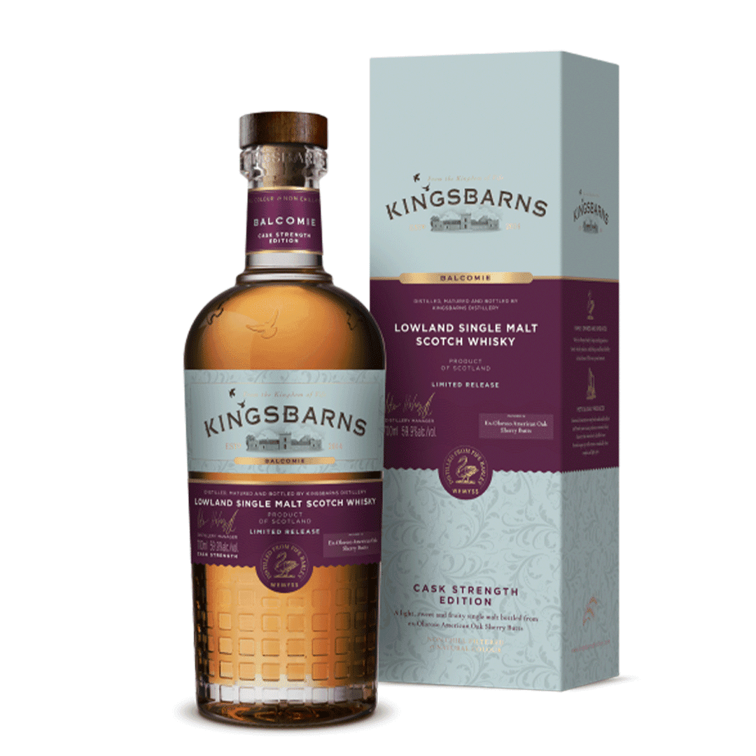 Kingsbarns Balcomie - Cask Strength - Sherry matured