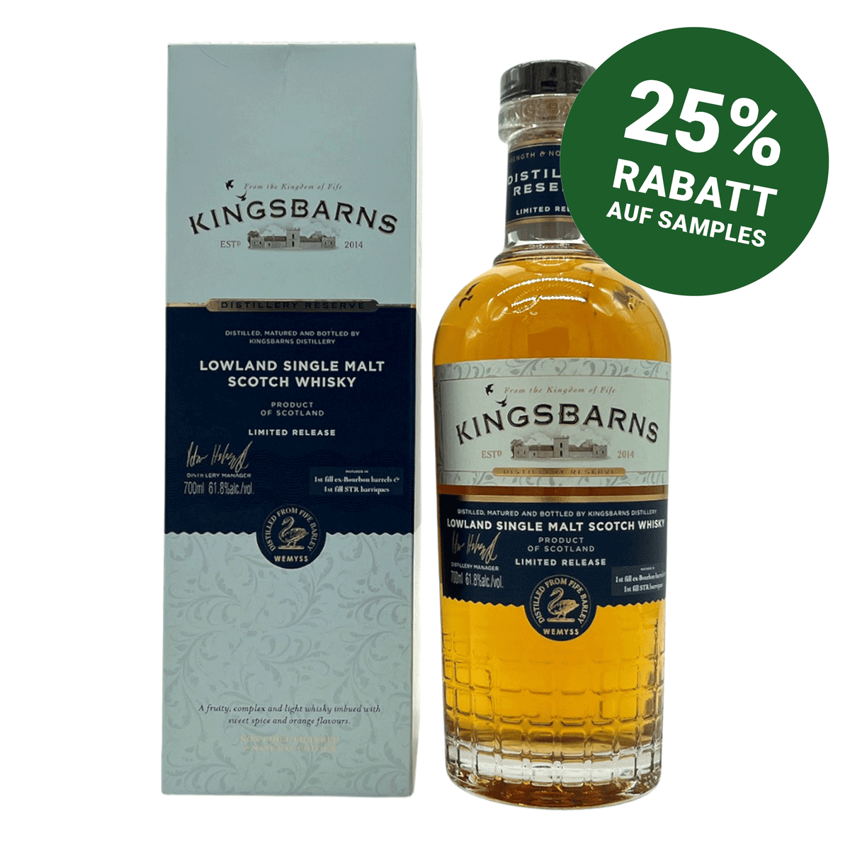 Kingsbarns Distillery Reserve 2021 - Lowland Single Malt Scotch Whisky