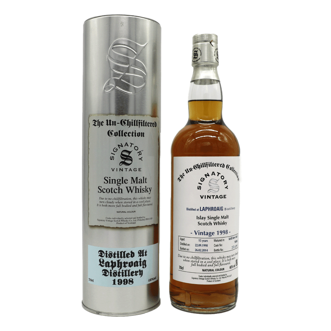 Laphroaig 1998/2014 - The Un-Chillfiltered Collection - Signatory Vintage