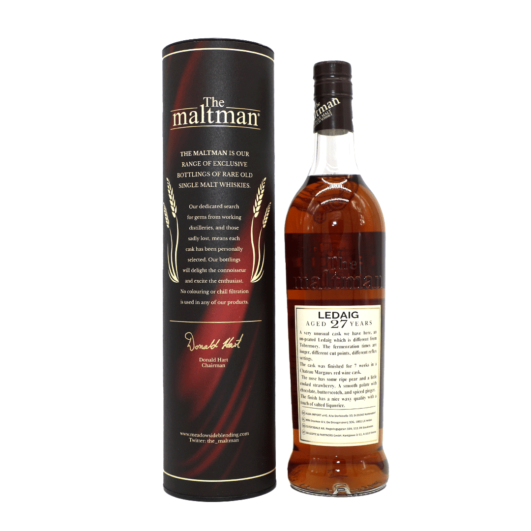 Ledaig 1996/2023 - 27 Jahre - Chateau Margaux Finish - The Maltman