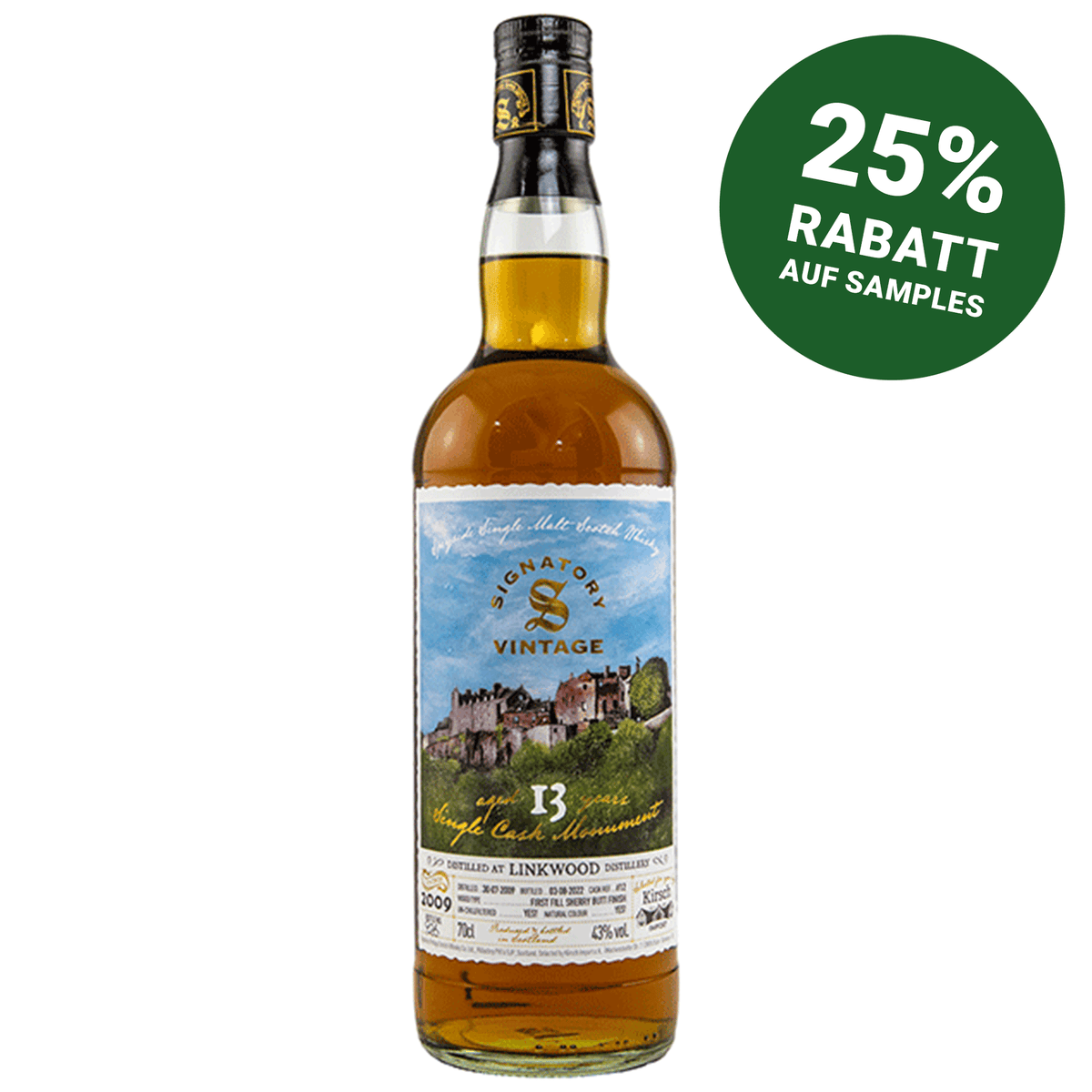 Linkwood 2009/2022 - Single Cask Monument - Fassnummer 12 - Signatory Vintage